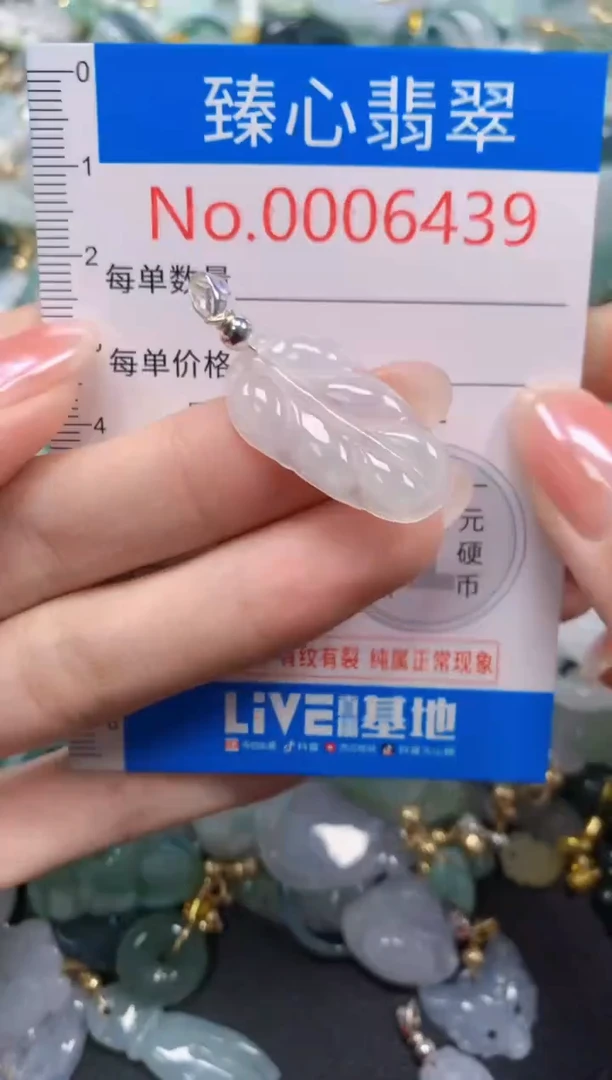 吊坠(不含链)未镶嵌翡翠6439
