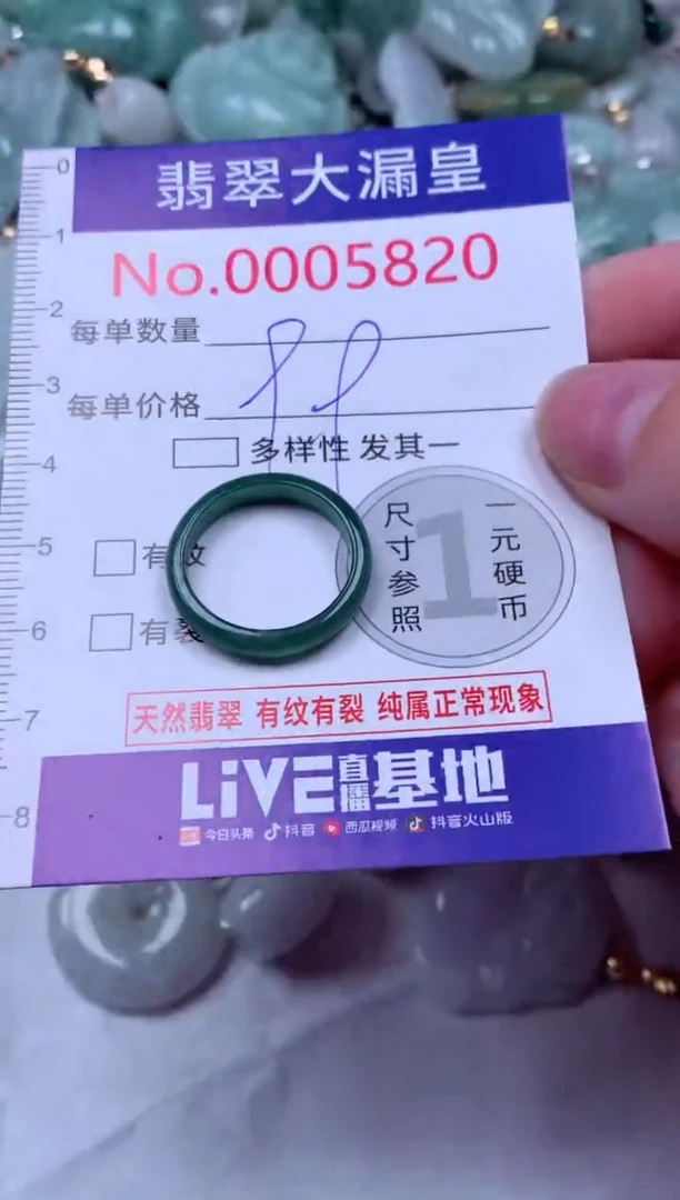 吊坠(不含链)未镶嵌翡翠5820