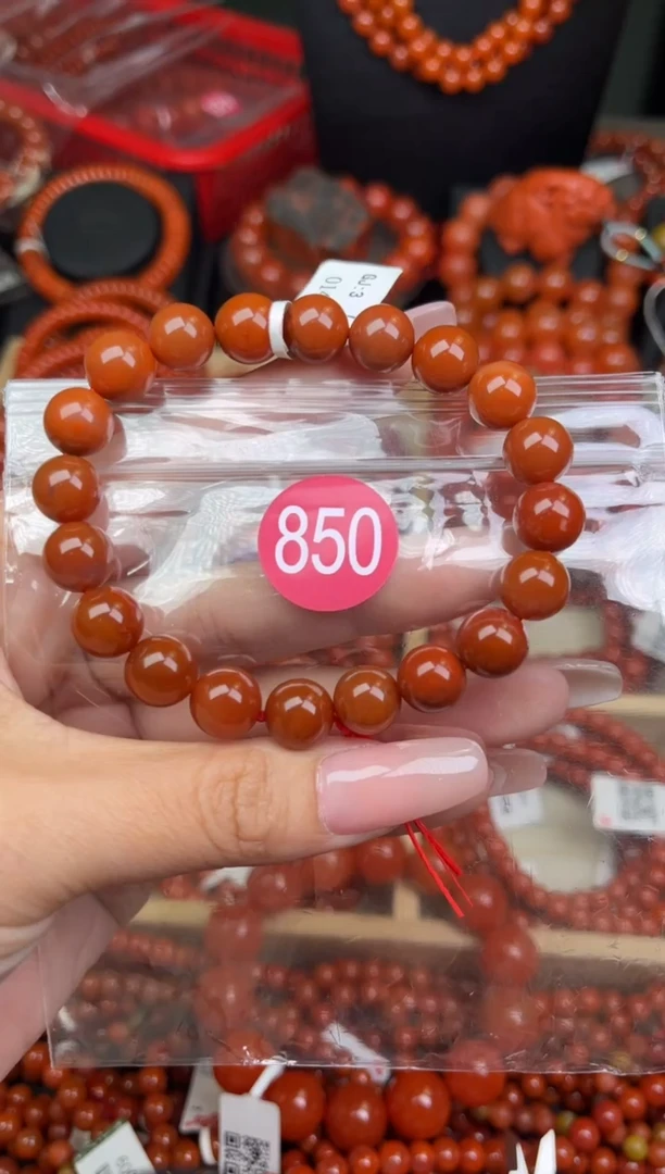 南红玛瑙未镶嵌珠宝奇石850-10+