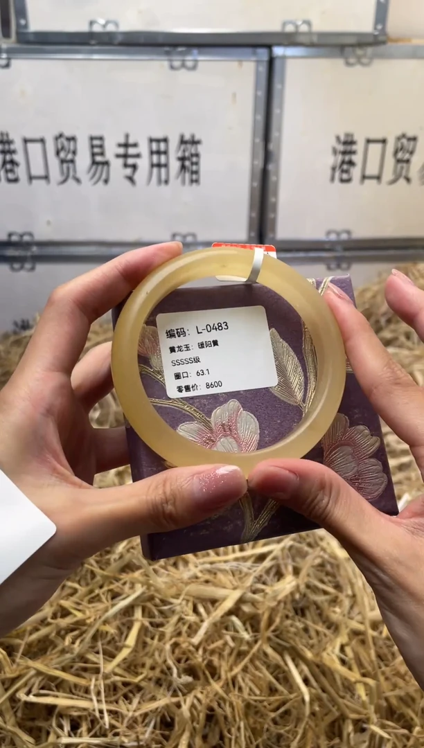 未镶嵌手镯石英质玉L0483