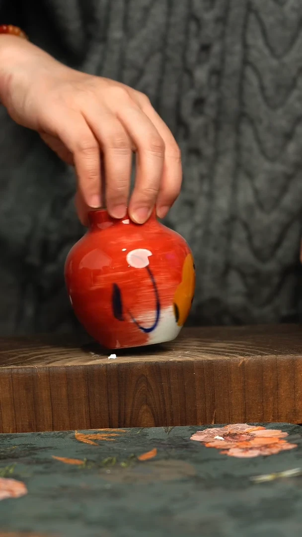 杯釉下彩手工手绘同款陶器