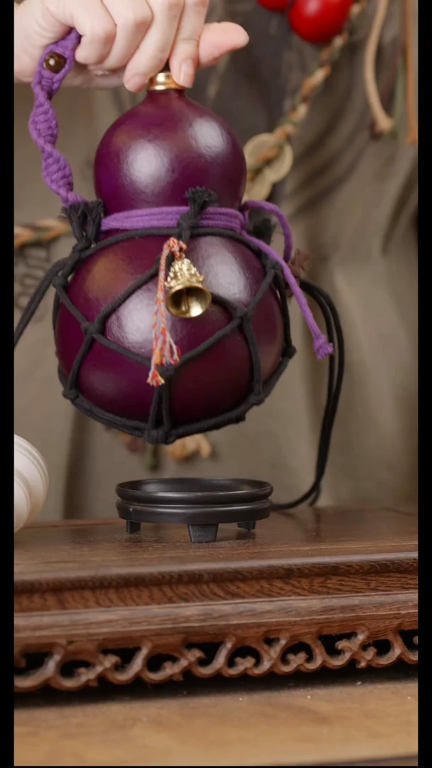 119号精品天然大漆酒葫芦一物一拍~