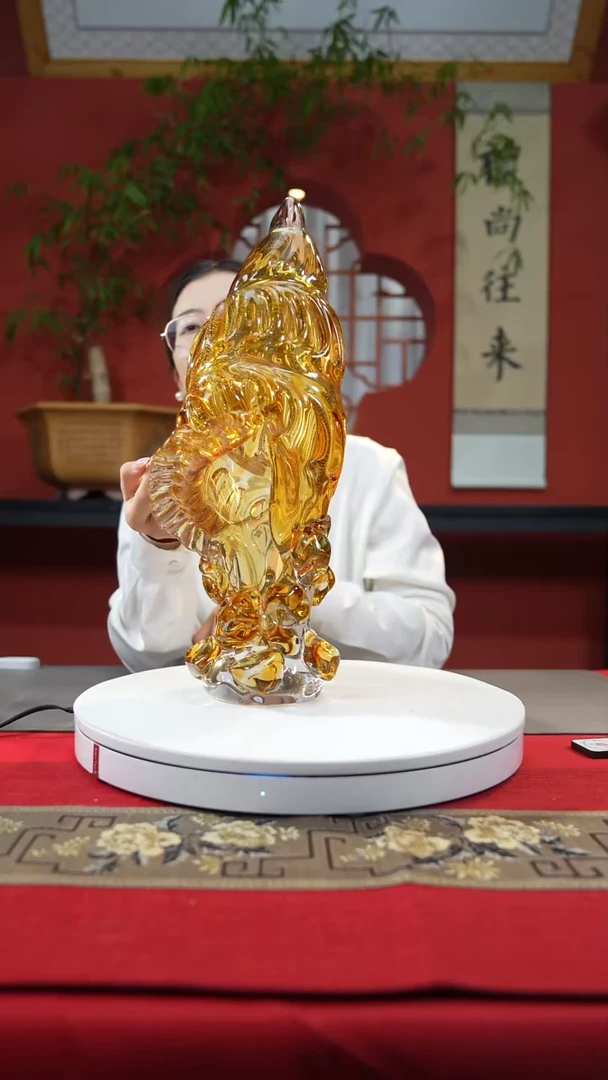 【闪购商品】琉璃手工艺品金禄螺