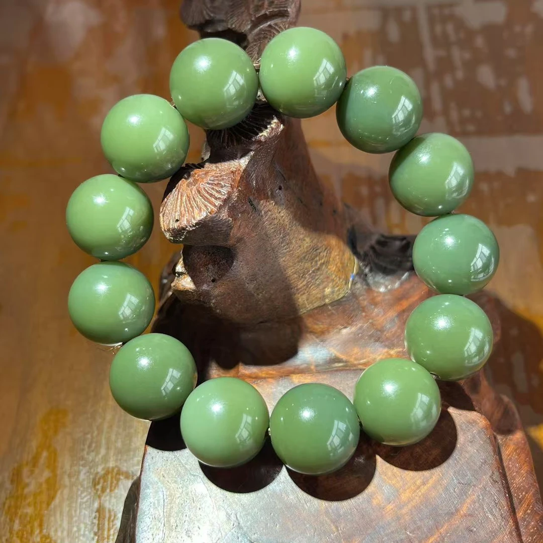 非金属合成锆石手链 新疆玉质奇石山手串