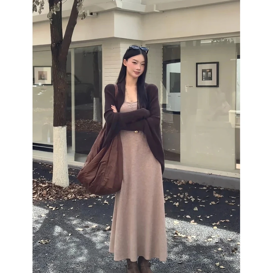 秋季法式气质时尚慵懒感休闲宽松针织衫ZQ 9363#早秋穿搭