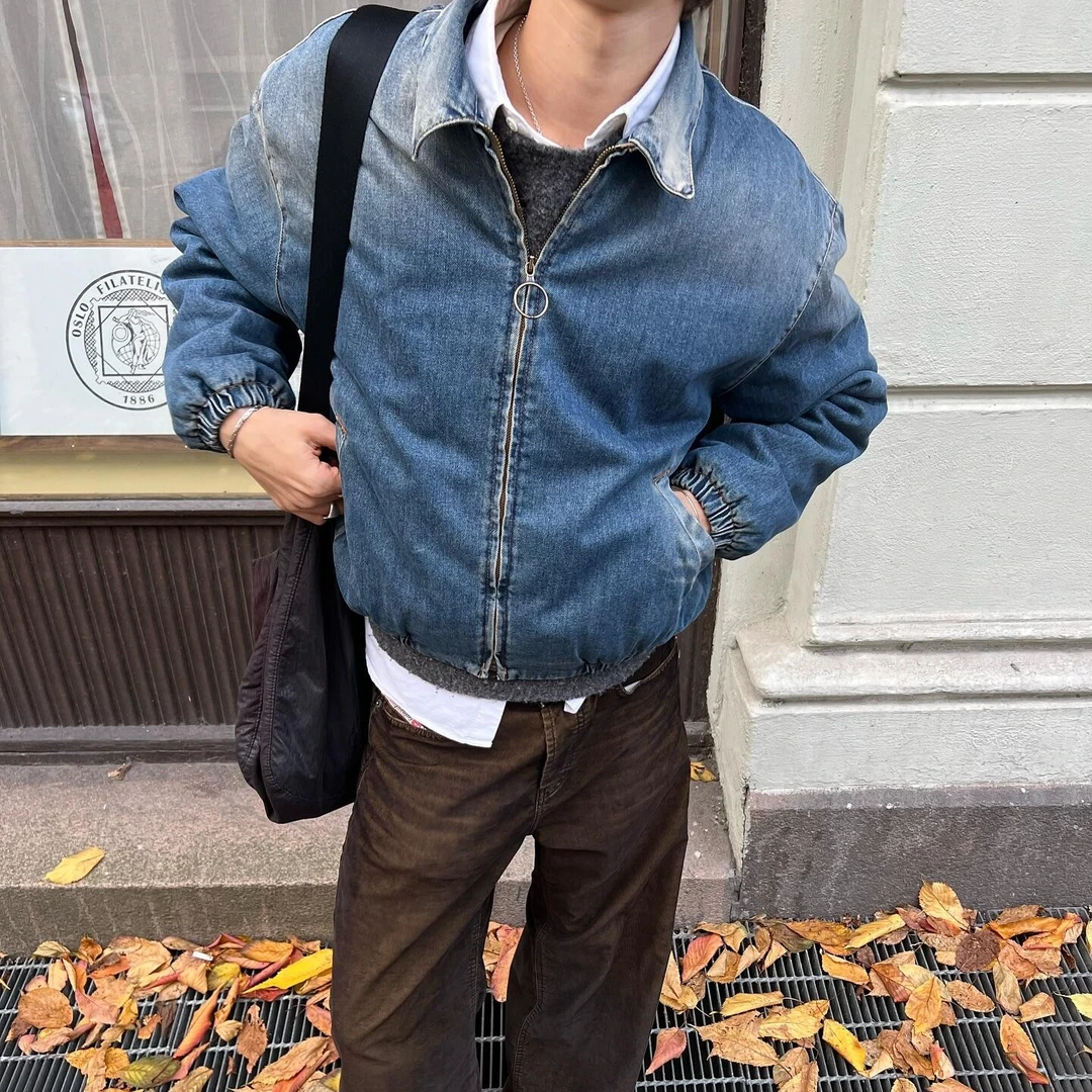 【外贸孤品】保暖拼色男装时尚连帽上衣印花男款拼接 捡漏