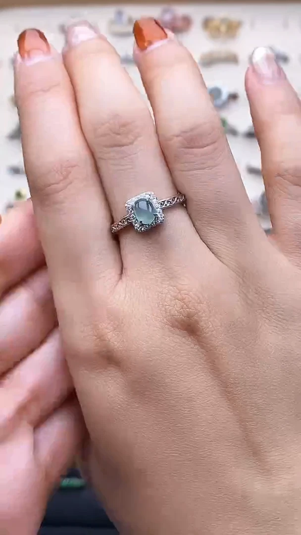【闪购商品】翡翠戒指未镶嵌女款