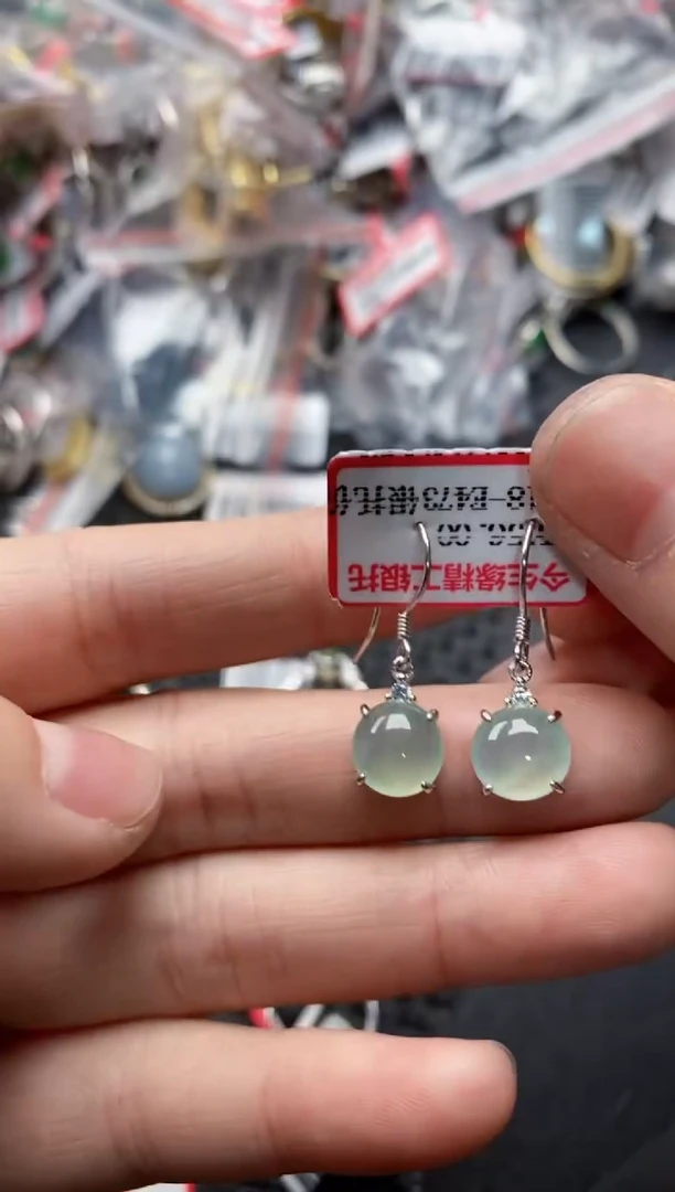 银S925镶嵌戒指翡翠999