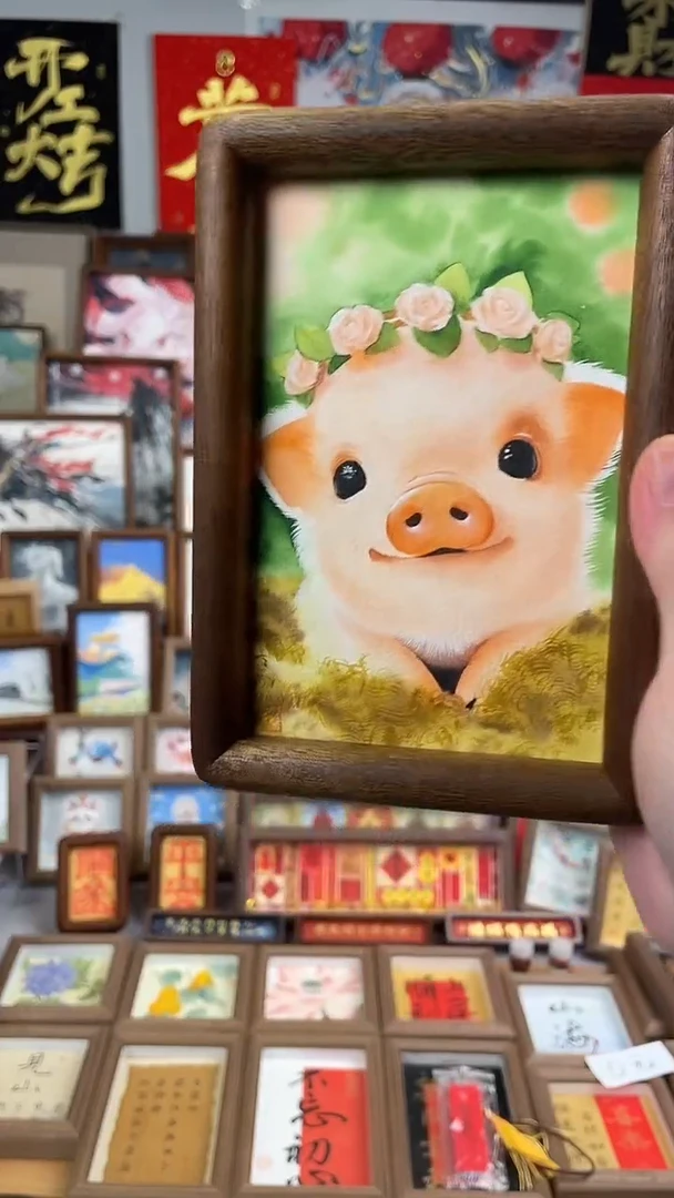 国画纯手绘书法绘画作品