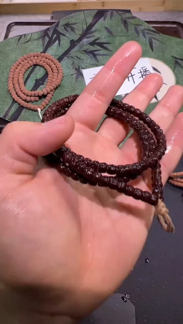 手串金刚菩提龙切佛手长串5-6mm+礼盒包装