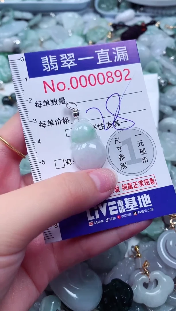 吊坠(不含链)未镶嵌翡翠892