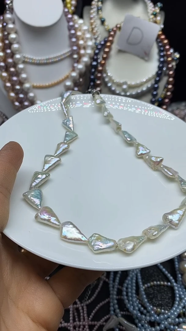 淡水珍珠未镶嵌颈饰多人