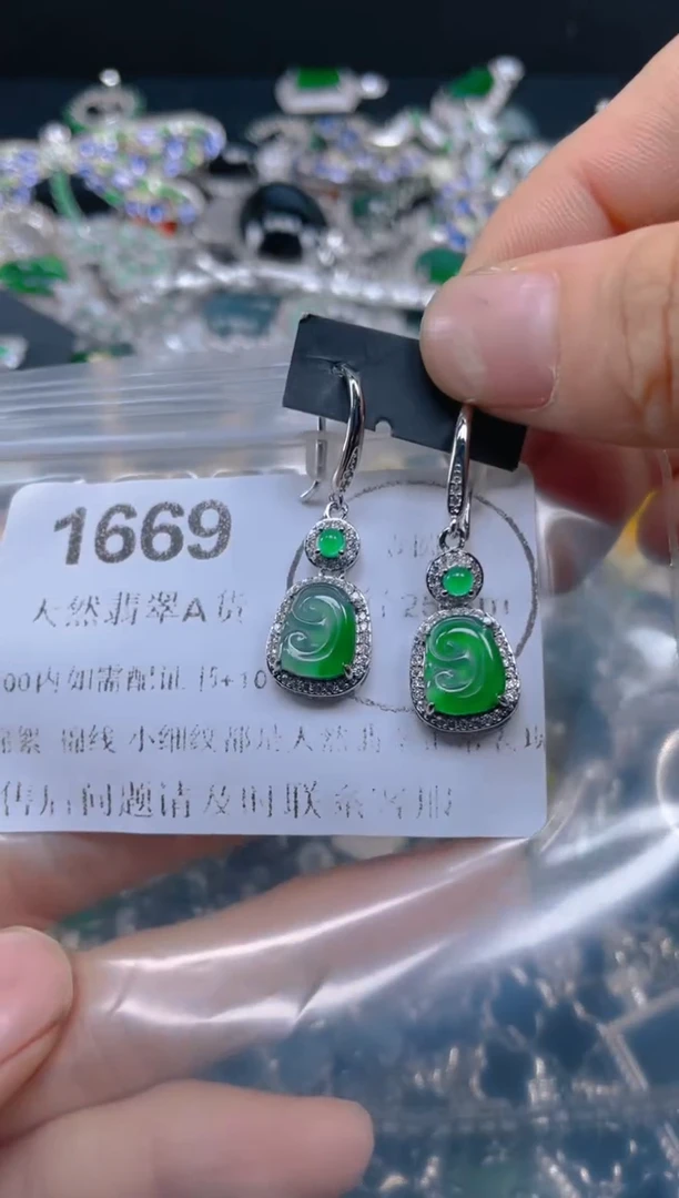 翡翠未镶嵌颈饰1669