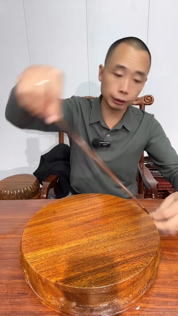 木老花圆形整木30*32*8花开富贵