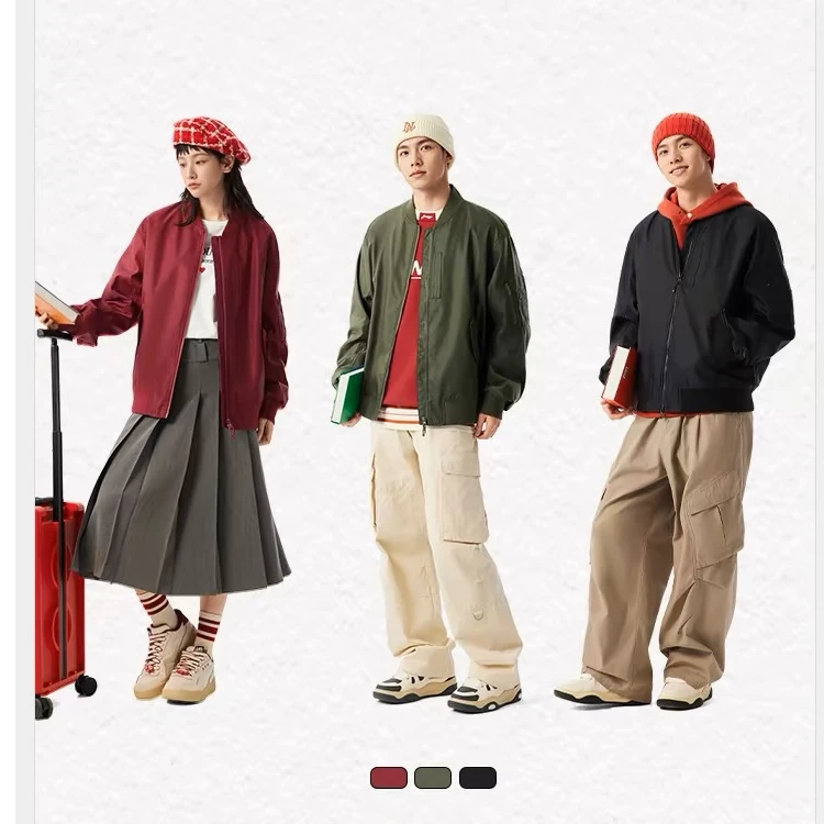 【流光风】李宁2025秋新款运动时尚男女同款宽松夹克AJDV081