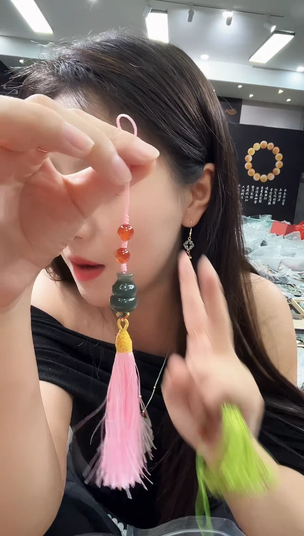 和田玉未镶嵌车挂（多样性发货）015