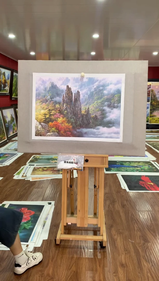 油画【35号】朝鲜原创手绘油画【功勋Ⅰ级画家丨孤品佳作丨顺丰包邮】