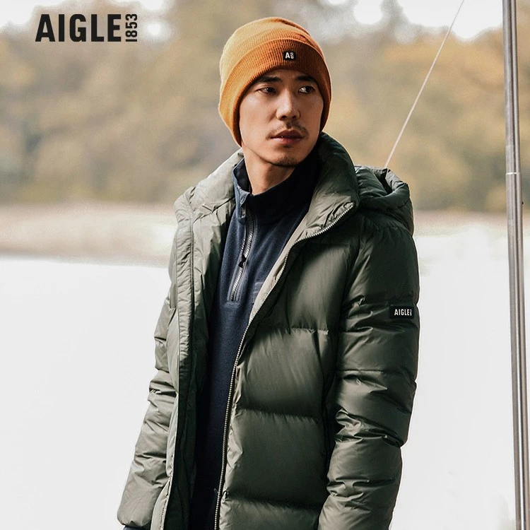AIGLE艾高秋冬WR防泼水防寒时尚中量羽绒服外套AF94