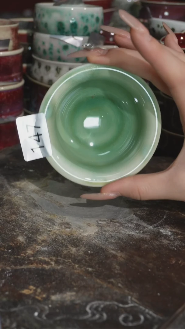 摆件精品窑变钧瓷茶器