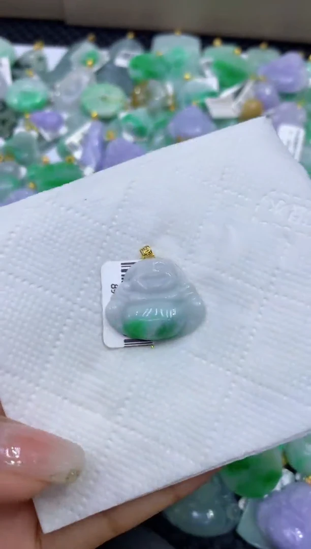 颈饰未镶嵌翡翠天然缅甸A货翡翠