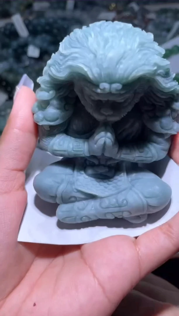 定制翡翠未镶嵌好****！天然缅甸A货翡翠手串110