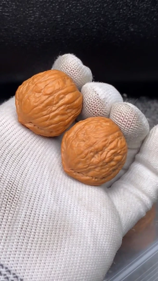 【闪购商品】文玩核桃把件龟甲纹