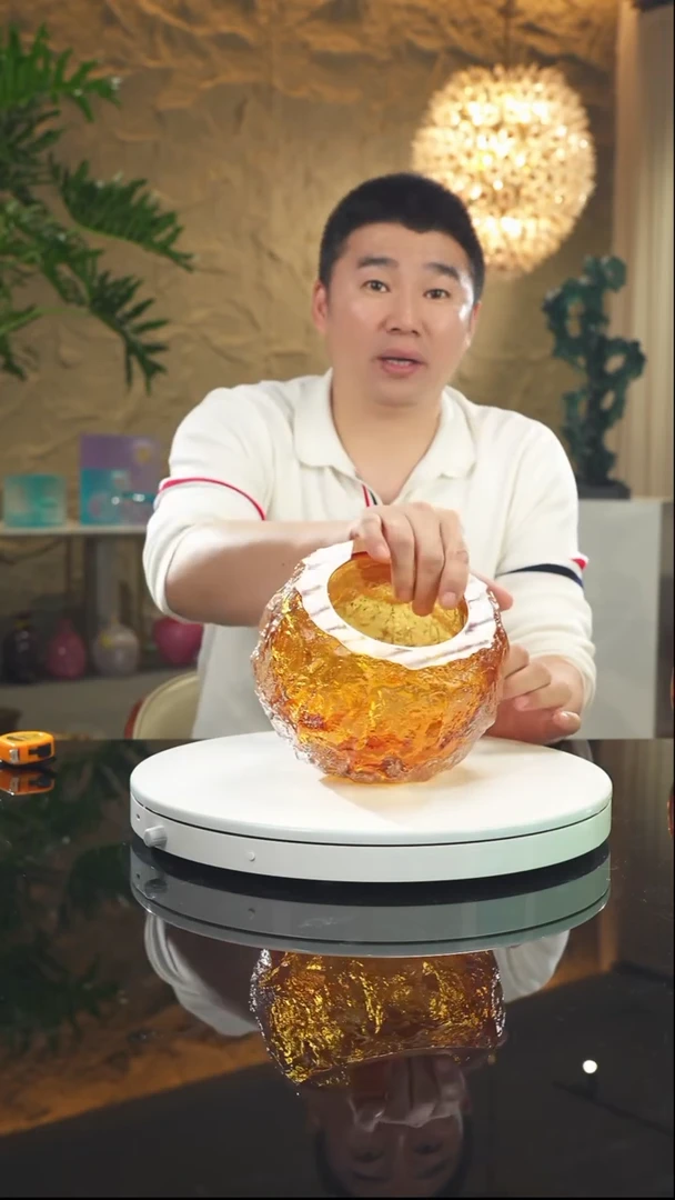 【闪购商品】瓷片福利琥珀水波纹果碗