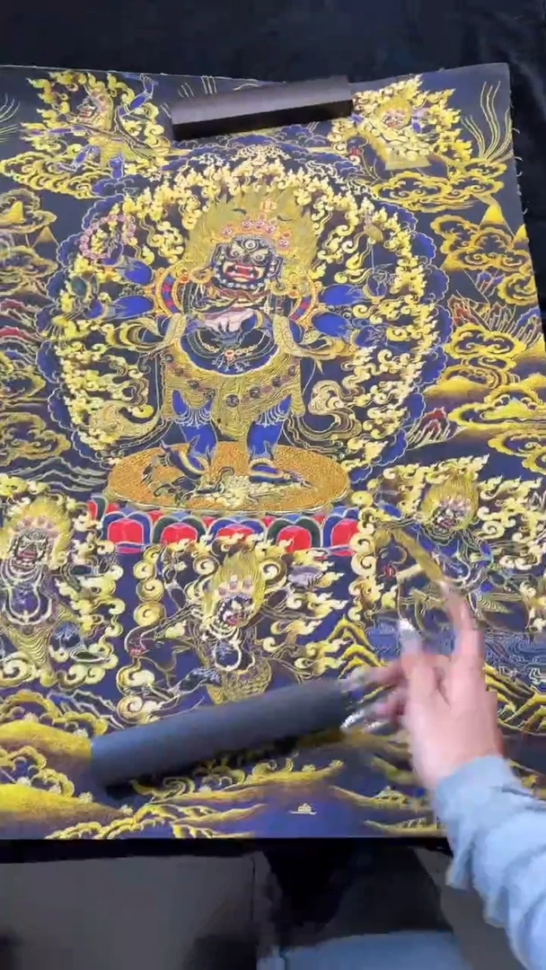 手绘唐卡藏艺阁TK16002