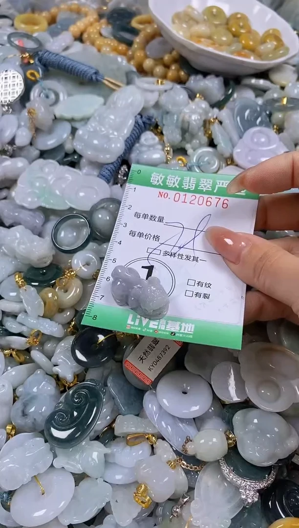 【闪购商品】翡翠颈饰未镶嵌闪购0120676多样性发其一