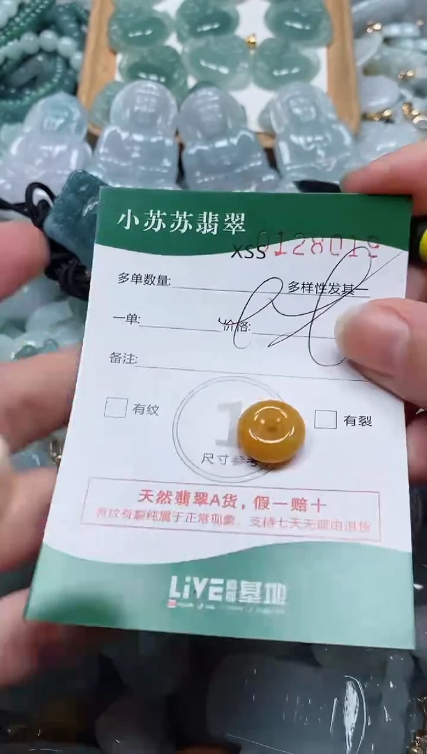 【闪购商品】翡翠颈饰未镶嵌闪购商品0128019