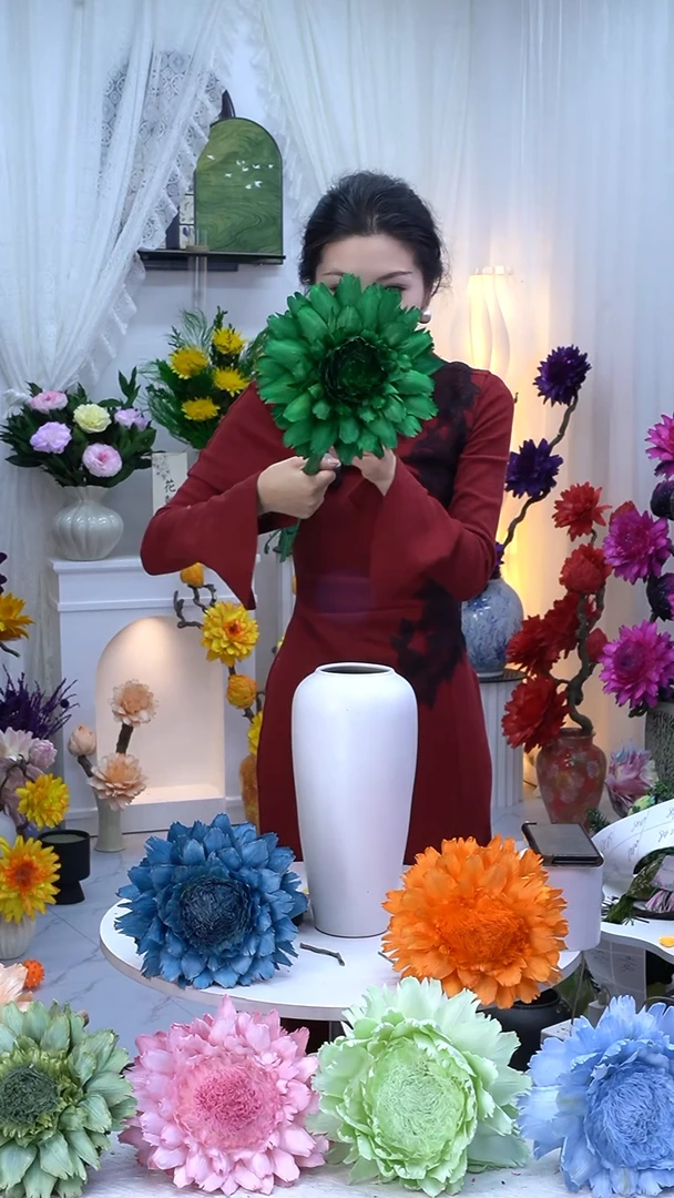 永生洋蓟墨绿单头8065