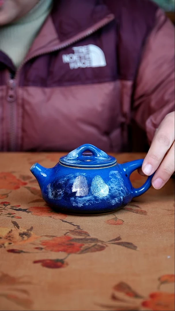 壶瓷全品钧窑茶器摆件