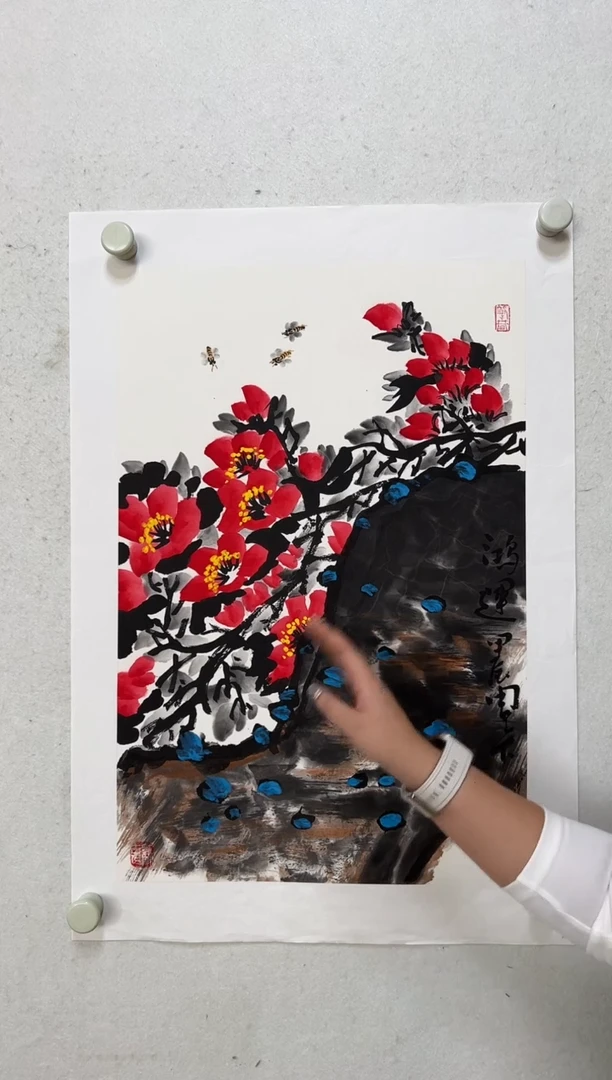 国画周卡老师国画08书画作品欣赏
