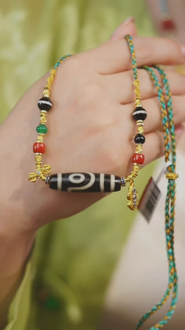 玛瑙/玉髓项链未镶嵌多样性发其一 2眼