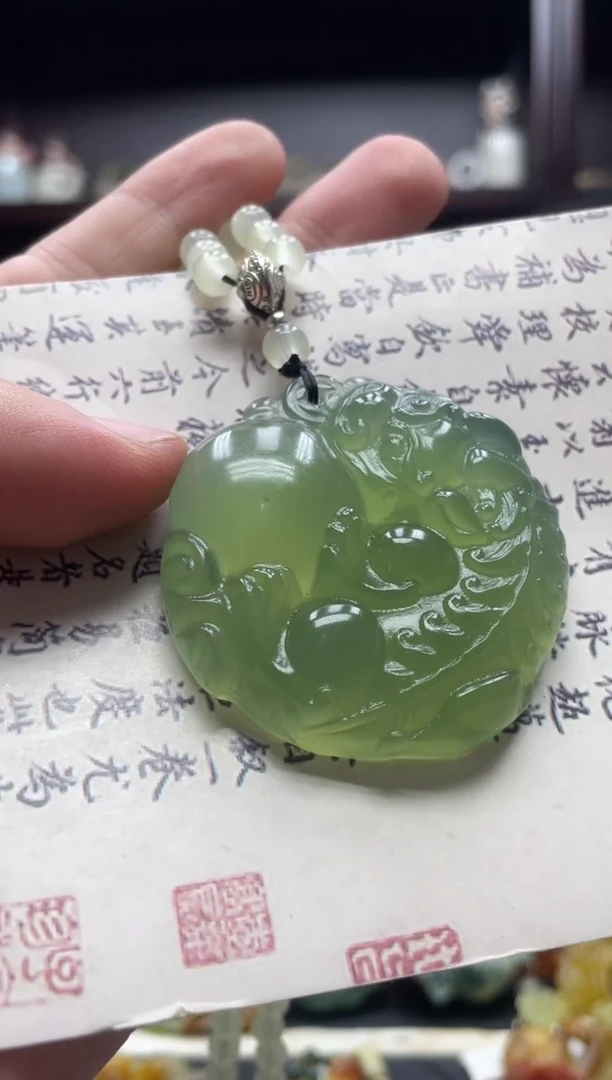 未镶嵌岫玉吊坠·多样性发*货拍一发一