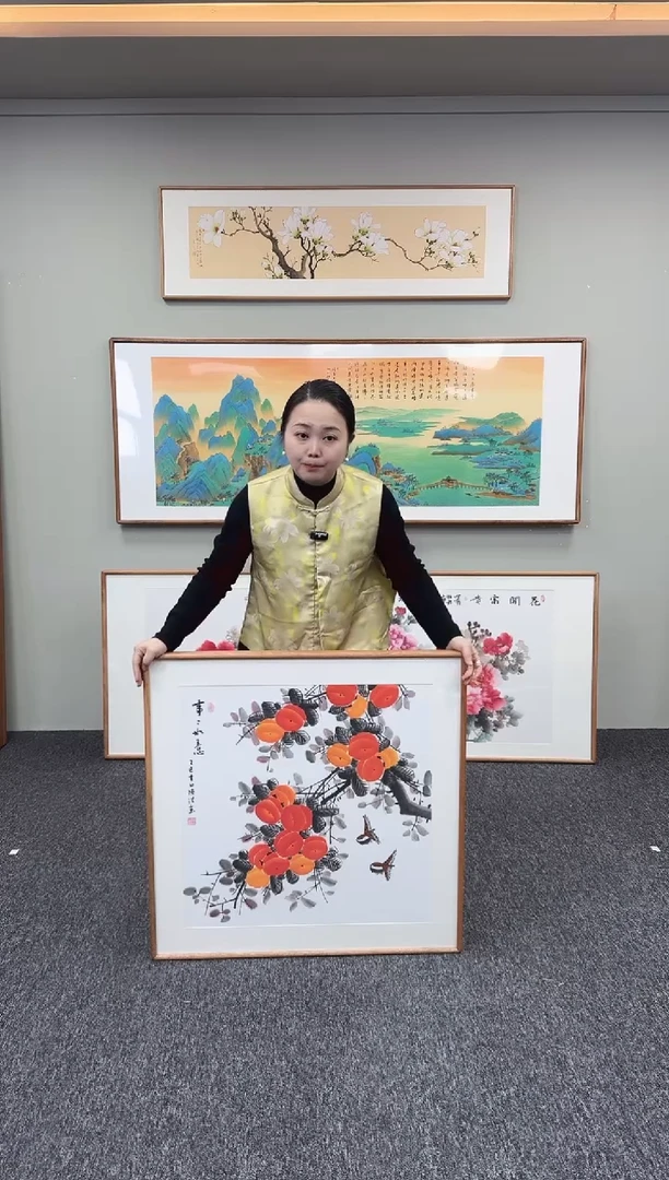 国画事事如意80*80