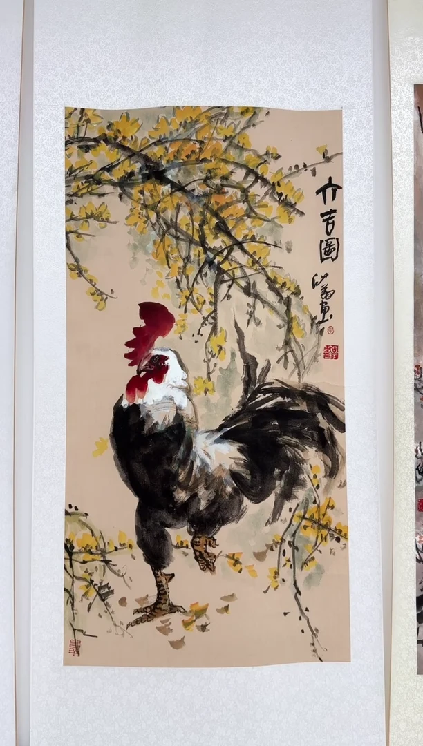 国画叮***呛毛老师国画作品