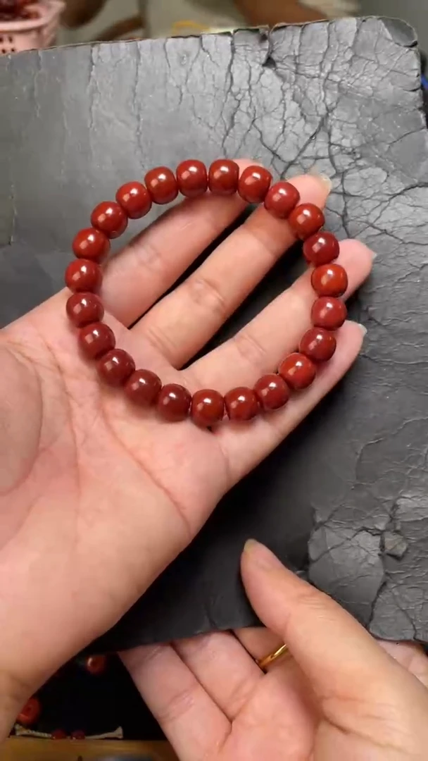 未镶嵌99南红玛瑙手串