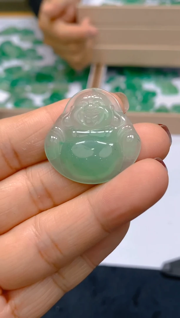 【闪购商品】石英质玉颈饰未镶嵌冰美人非洲翠A货