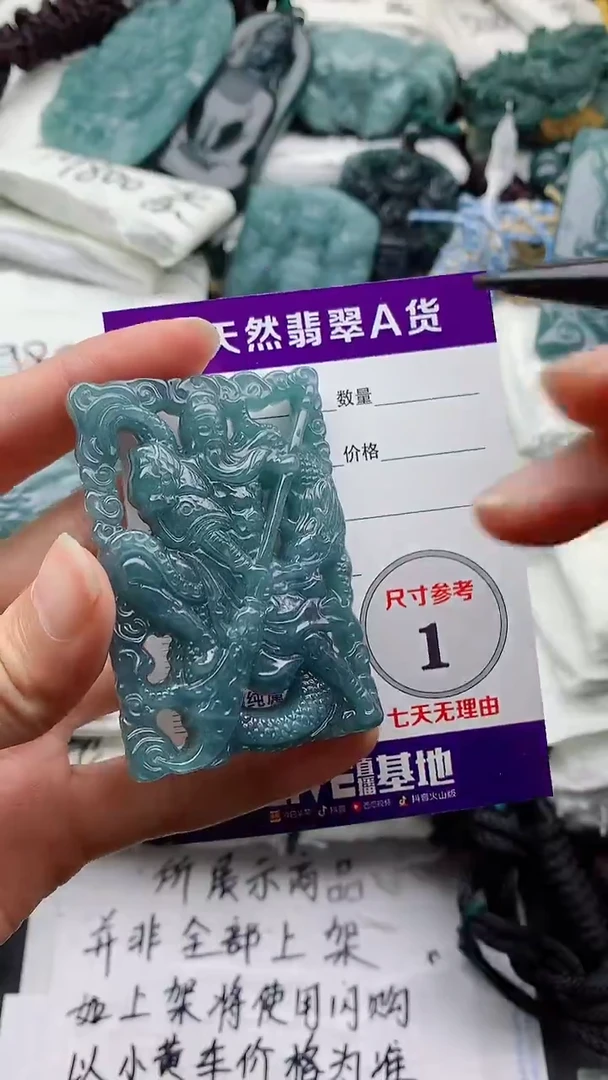 翡翠未镶嵌颈饰8