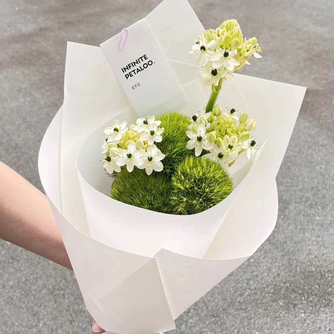 【天鹅绒＋绿毛球】清新夏日百搭花束居家插花云南基地现采顺丰包邮