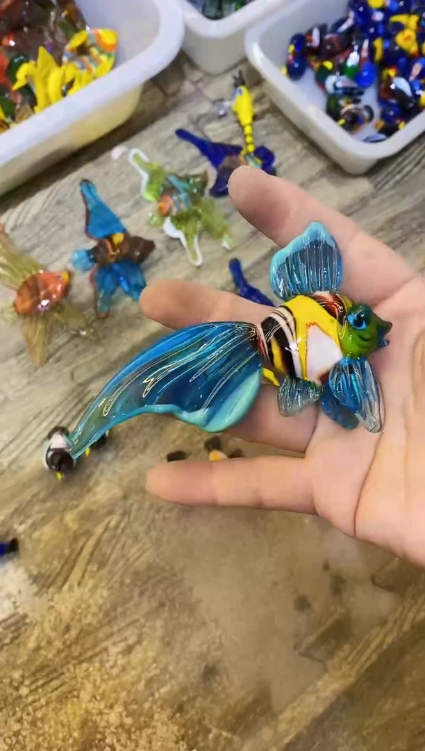 【闪购商品】琉璃手工艺品微瑕鱼