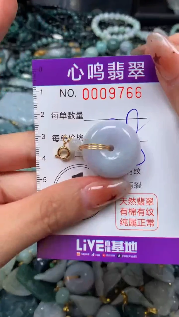翡翠未镶嵌颈饰闪购009766