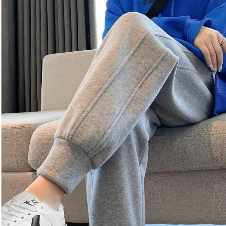 2025新款华棉束脚运动裤 百搭显瘦 长裤 男女同款卫裤休闲裤