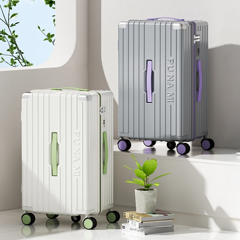 【睿度】37开行李箱RD319六种尺寸多色视频可选拉杆箱旅行箱白色