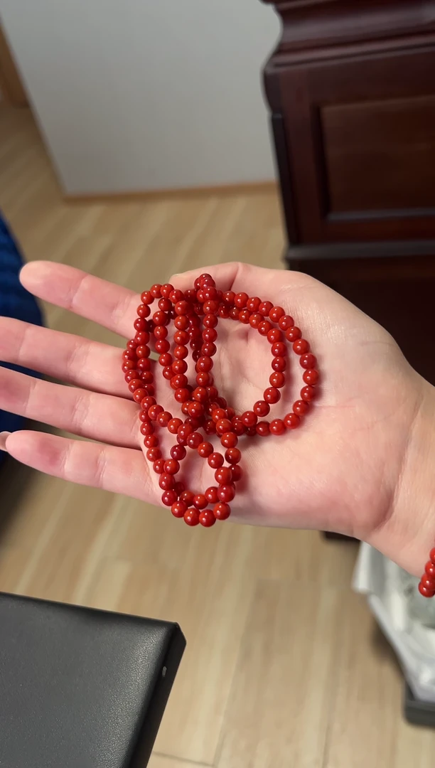 【闪购商品】南红玛瑙手串未镶嵌5.2mm多圈