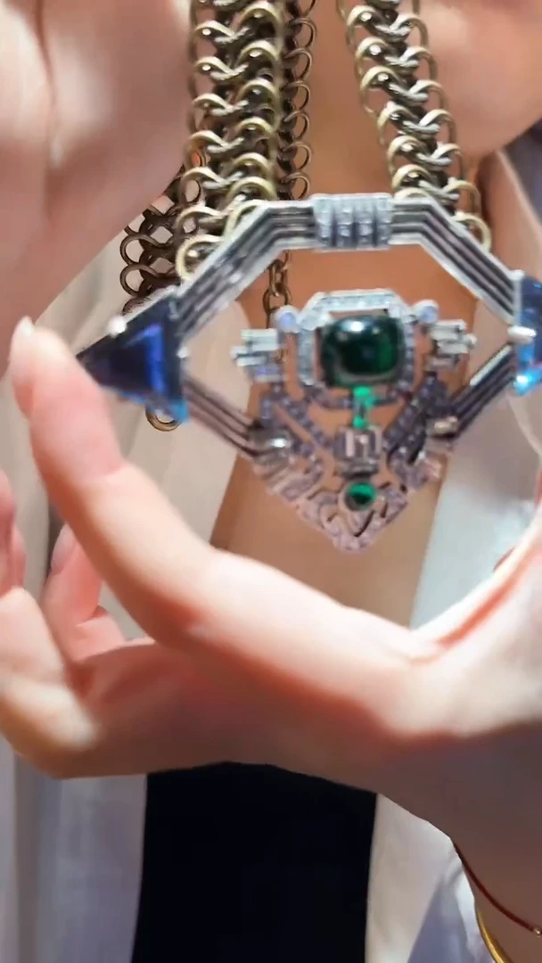 无铜合金无铜合金孤品重工复古做旧设计款项链