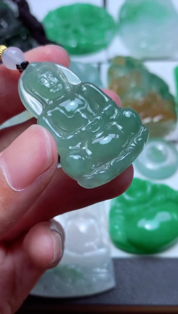 翡翠未镶嵌颈饰天然翡翠