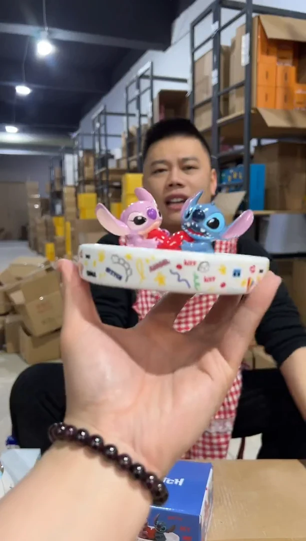 【闪购商品】杯原盒史迪仔安琪首饰盘