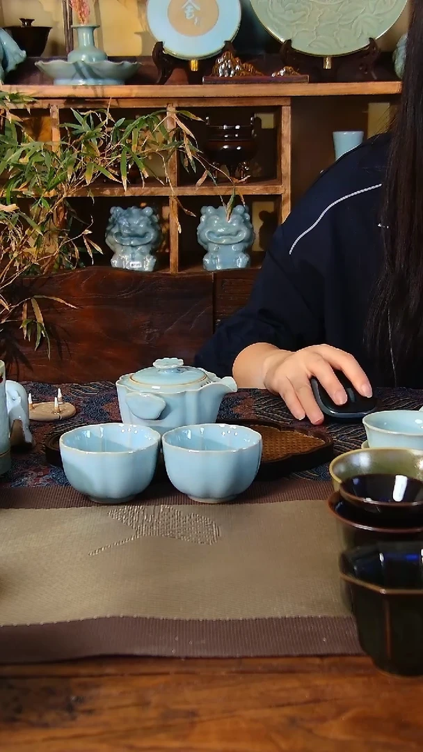 原矿汝瓷福利单杯，微瑕